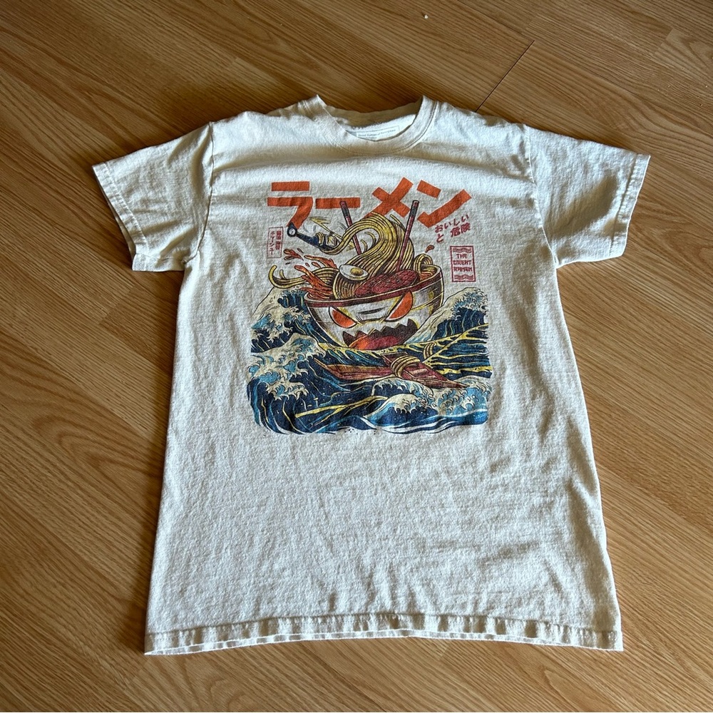 Threadless The Great Ramen Off Crewneck Tee Small Unisex